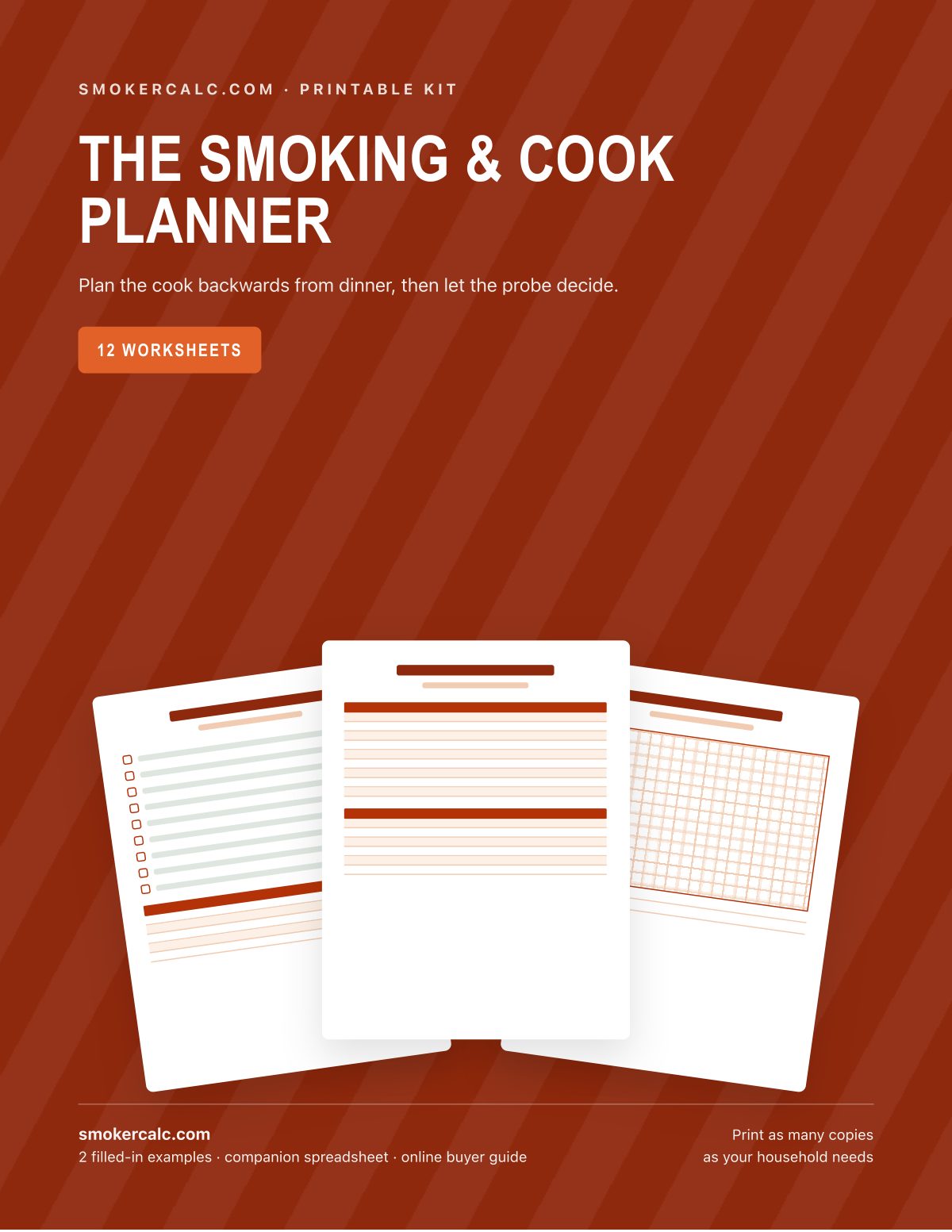 The Smoking & Cook Planner cover